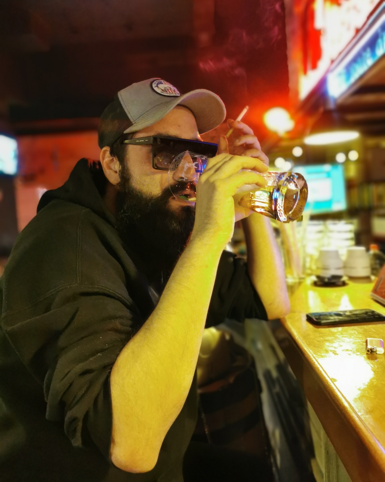 Tinder profile picture for @crowbar