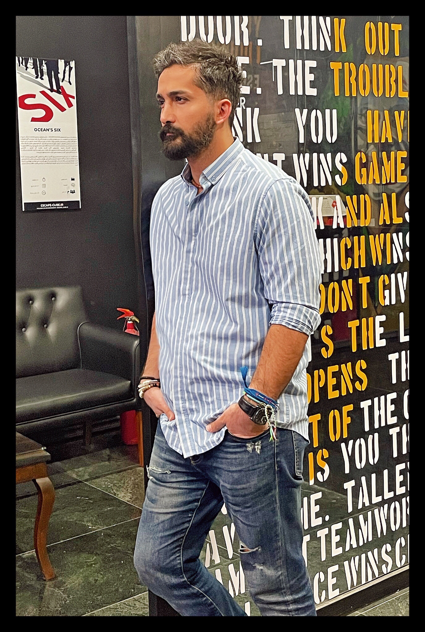 Tinder profile picture for @pooyan
