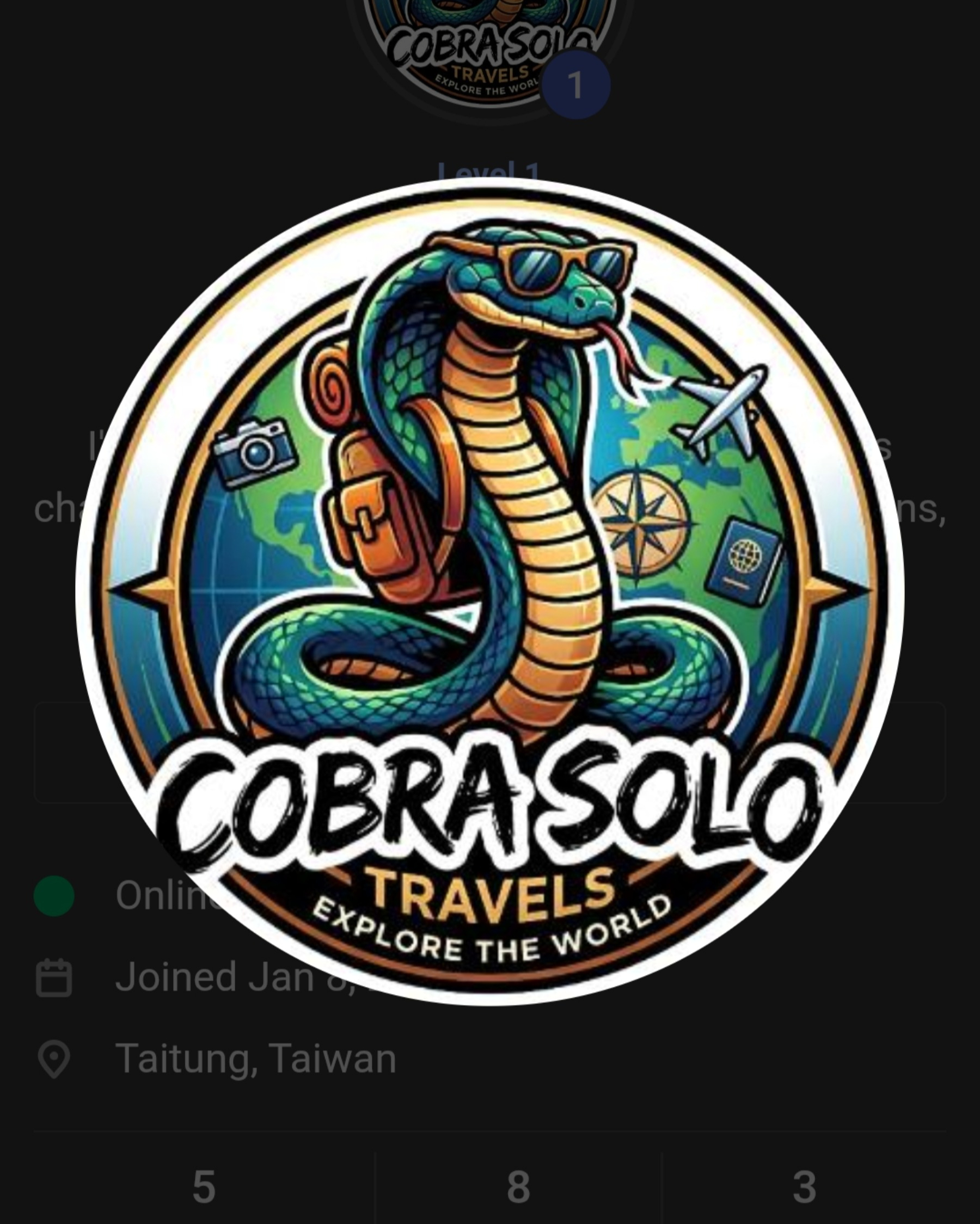 Tinder profile picture for @cobra
